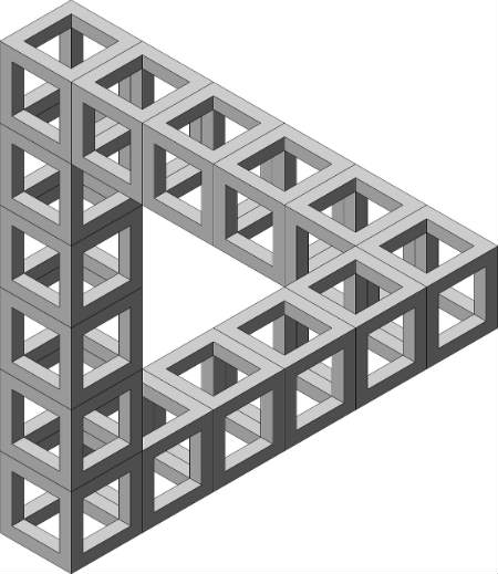 illusion dreieck